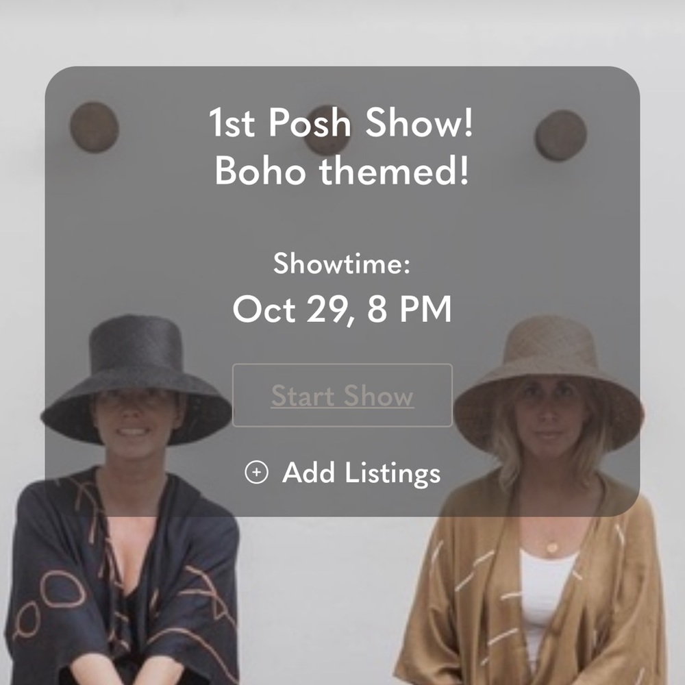 First posh show! Boho Themed!